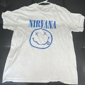 White NIRVANA shirt